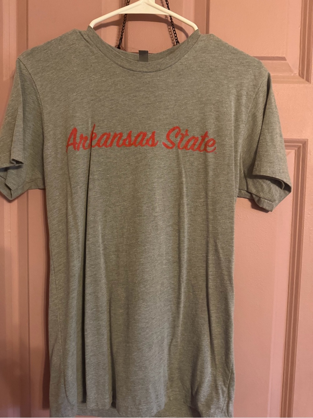Arkansas State University Red Wolves Gray Short Sleeve Tee
